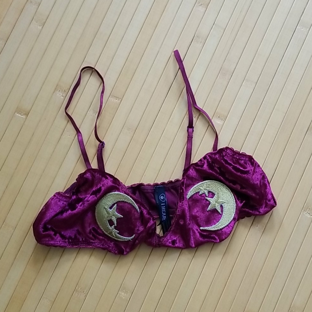 NWT Urban Outfitters Red Velet Moon Bra Bralette - Picture 2 of 3
